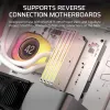 CORSAIR datora korpuss - Geh Midi 5000t Lx Rgb (rūdīts stikls) balts