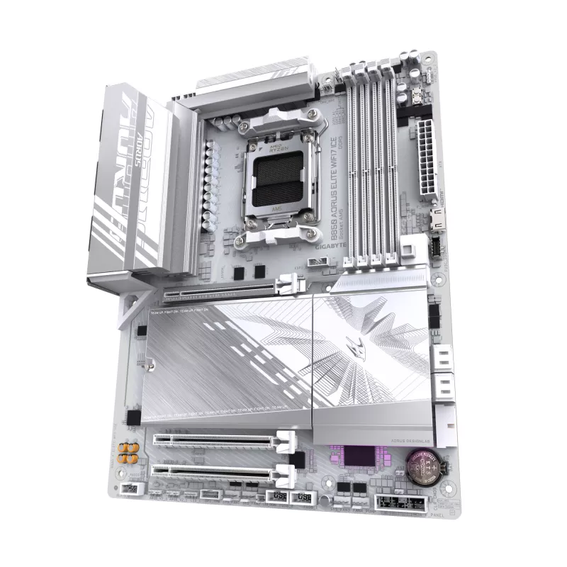 Mātesplate GIGABYTE B850 AORUS ELITE WIFI7 ICE, B850, AM5, ATX