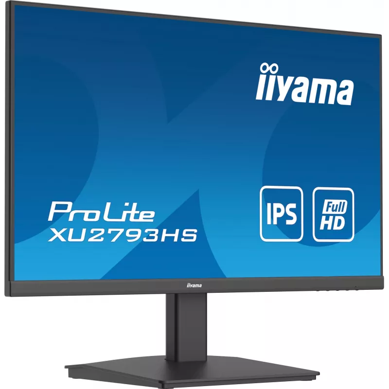 iiyama ProLite XU2793HS-B7 datora monitors 68.6 cm (27 colli) 1920 x 1080 pikseļi Full HD LED Melns