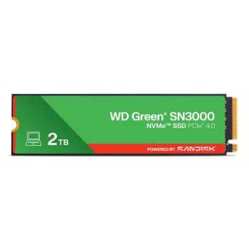 WESTERN DIGITAL SSD - WD zaļa SN3000 NVMe - 500 GB - Pci-e Gen4 x4 - M.2 2280