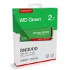 WESTERN DIGITAL SSD - WD zaļa SN3000 NVMe - 500 GB - Pci-e Gen4 x4 - M.2 2280