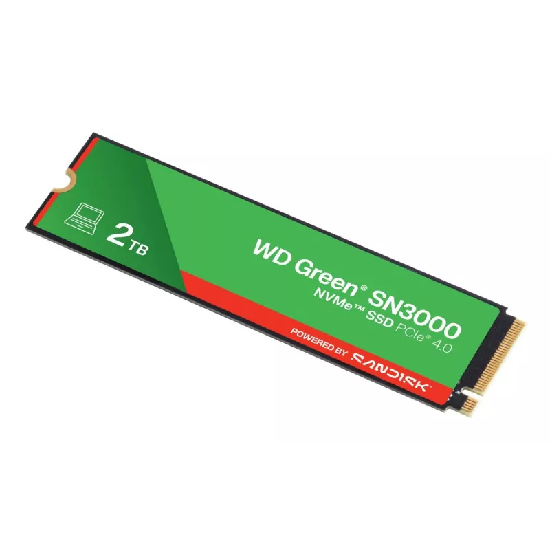 WESTERN DIGITAL SSD - WD zaļa SN3000 NVMe - 500 GB - Pci-e Gen4 x4 - M.2 2280