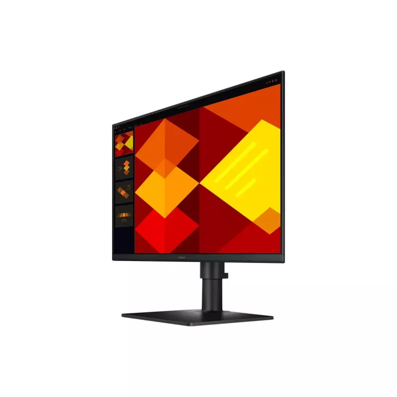 Samsung 24 collu S40GD LS24D400GAUXEN monitors – 24 collu Full HD (1920×1080), IPS, 5 ms, 250 cd/m², USB centrmezgls, VESA, melns
