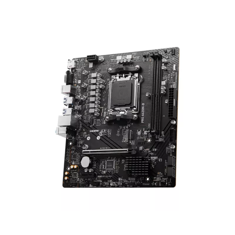 Mātesplate MSI PRO A620M-B, AMD A620, Socket AM5, Micro ATX
