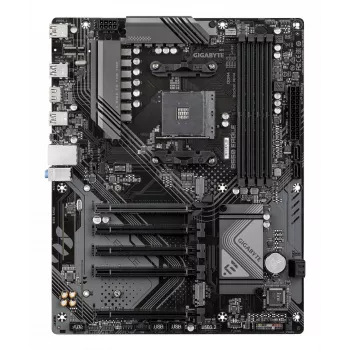 GIGABYTE B550 EAGLE mātesplate - AMD Ryzen 5000 G sērijas CPU, 10+3+1 fāžu VRM, līdz 3200MHz DDR4, 1xPCIe 4.0 + 1xPCIe 3.0 M.2, 1GbE LAN, USB 3.2 Gen 2