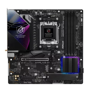 ASRock mātesplate B850M Riptide WiFi AM5 AMD B850 4 x DDR5 1 x HDMI 2.1 Tmds/frl 8g 1 x DisplayPort 1.4 ar DSC mATX