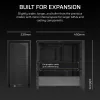 CORSAIR FRAME 4000D Midi Tower korpuss, melns