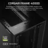 CORSAIR FRAME 4000D Midi Tower korpuss, melns