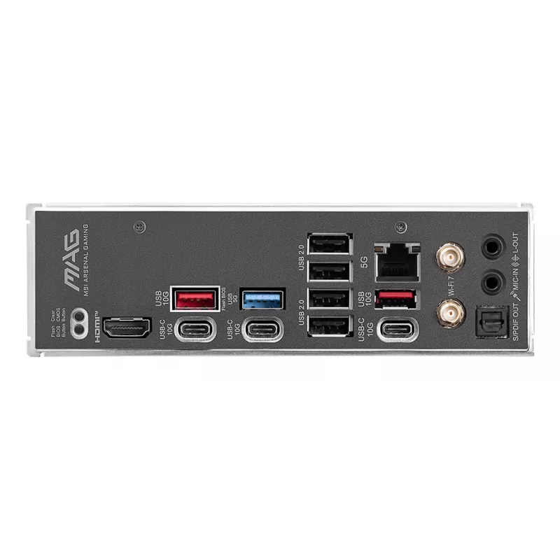 Mātesplate MSI MAG B850 TOMAHAWK MAX WIFI — AMD B850, Socket AM5, ATX, DDR5, 4×M.2, Wi‑Fi 7, 5Gb LAN, 7.1 Audio
