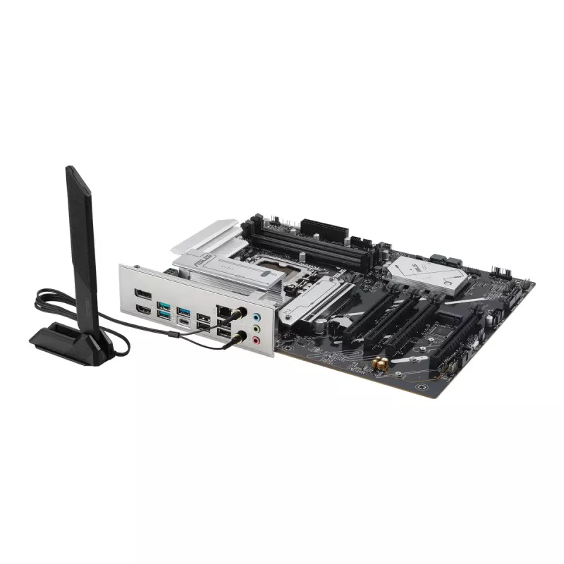 Mātesplate ASUS PRIME B860-PLUS WIFI — Intel B860, LGA 1851, ATX, DDR5, 4 DIMM, Wi‑Fi 6E, 2.5Gb LAN, Bluetooth 5.3