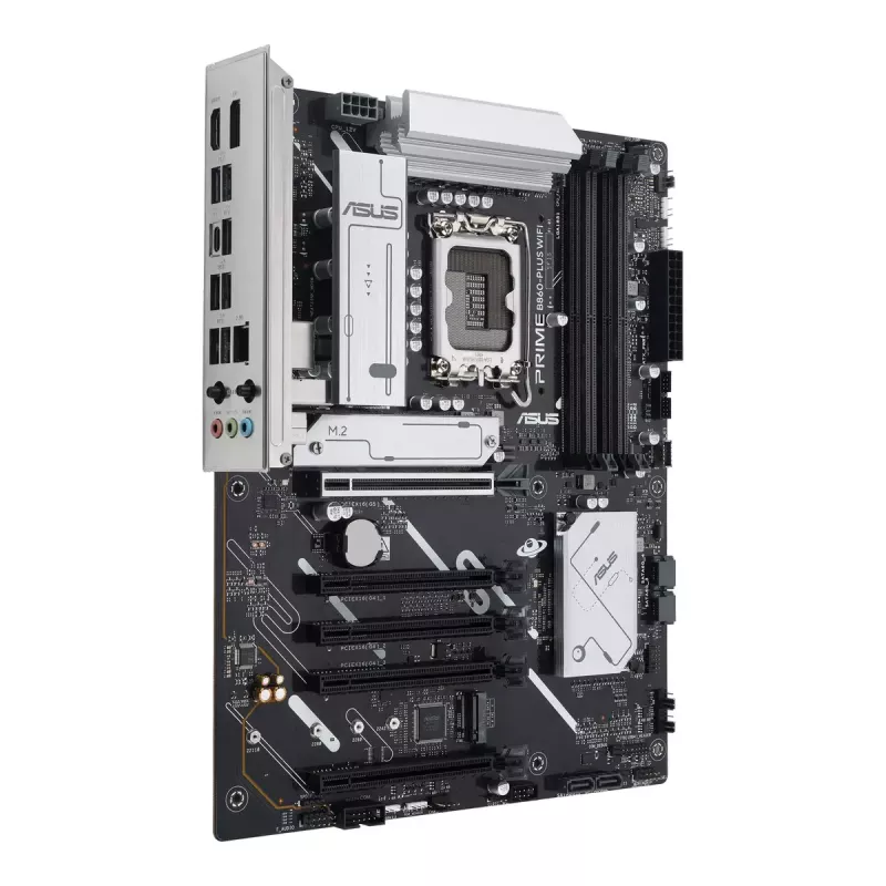 Mātesplate ASUS PRIME B860-PLUS WIFI — Intel B860, LGA 1851, ATX, DDR5, 4 DIMM, Wi‑Fi 6E, 2.5Gb LAN, Bluetooth 5.3