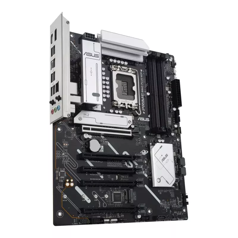 Mātesplate ASUS PRIME B860-PLUS WIFI — Intel B860, LGA 1851, ATX, DDR5, 4 DIMM, Wi‑Fi 6E, 2.5Gb LAN, Bluetooth 5.3