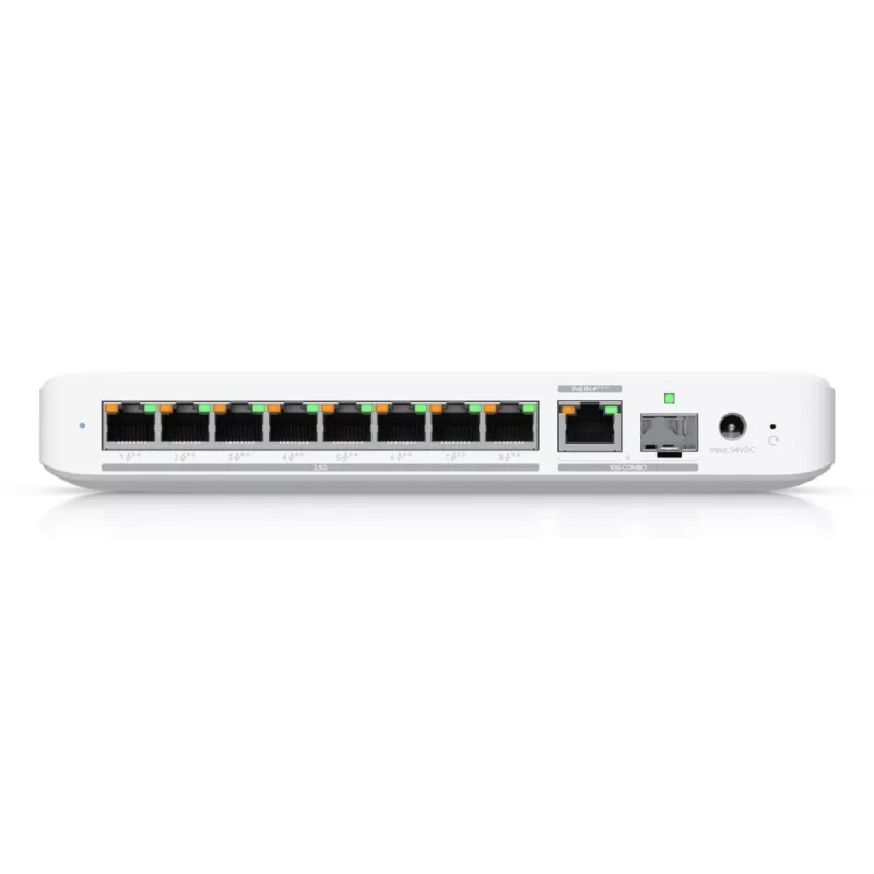 UBIQUITI NETWORKS UniFi Switch USW-Flex-2.5G-8-PoE 8x 2.5GbE RJ45, 1x 10GbE SFP+ 196W