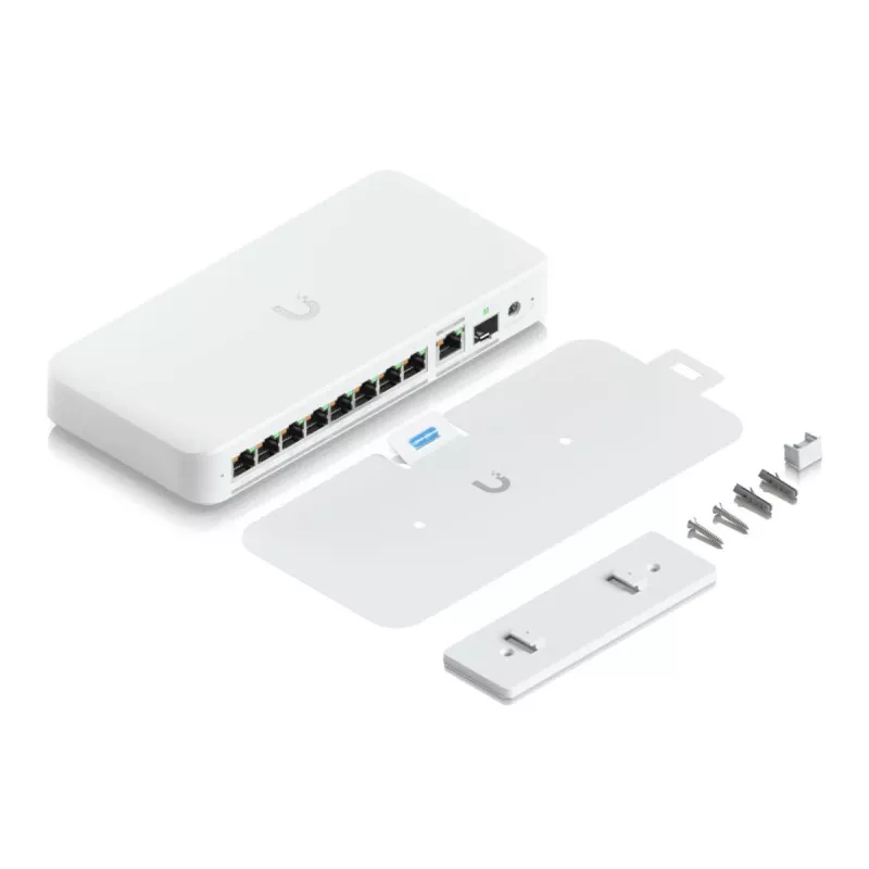 UBIQUITI NETWORKS UniFi Switch USW-Flex-2.5G-8-PoE 8x 2.5GbE RJ45, 1x 10GbE SFP+ 196W