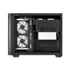 FSP S380-BA Case Mini Tower mITX, mATX Melns ARGB, Micro Tower, PC, melns, micro ATX, Mini-ITX, SPCC, rūdīts stikls, spēlēm