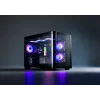 FSP S380-BA Case Mini Tower mITX, mATX Melns ARGB, Micro Tower, PC, melns, micro ATX, Mini-ITX, SPCC, rūdīts stikls, spēlēm