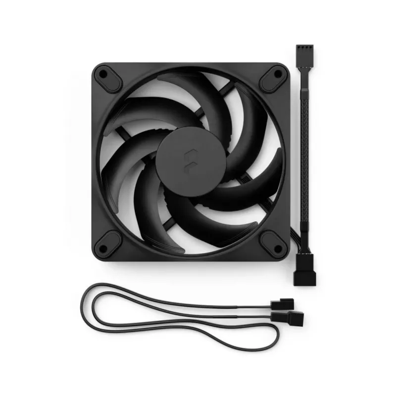 FRACTAL DESIGN Cooling Fan Momentum 12 Melns