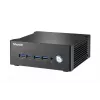 Shuttle Nano PC NA10H7, AMD Ryzen™ 7-8845HS APU, Radeon780M, 2xHDMI, 2xUSB-C 4.0(DP), 2x2.5Gbit LAN, 24/7 pastāvīgai darbībai, ieskaitot VESA