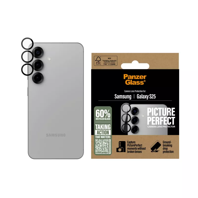 PanzerGlass ® PicturePerfect kameras objektīva aizsargs Samsung Galaxy S25