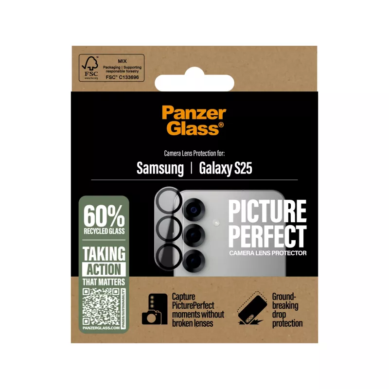 PanzerGlass ® PicturePerfect kameras objektīva aizsargs Samsung Galaxy S25