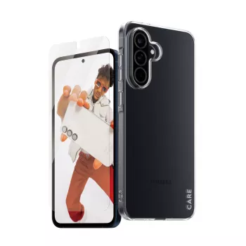 PanzerGlass CARE by Fashion 2-in-1 komplekts Samsung Galaxy A56 5G skrāpējumu un triecienu izturībai