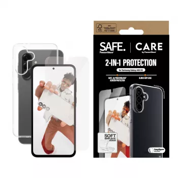 PanzerGlass CARE by Fashion 2-in-1 komplekts Samsung Galaxy A56 5G skrāpējumu un triecienu izturībai