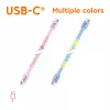 CLUB3D USB-C® pērlīšu kabelis, rozā, 2 m, USB C, USB C, 0.48 Gbit/s, rozā