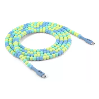 CLUB3D CAC-3011 USB kabelis 2 m USB C Zils, Zaļš