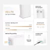 MERCUSYS Mb130-4g Bezvadu maršrutētājs Ethernet Divjoslu (2,4 GHz / 5 GHz) - Balts