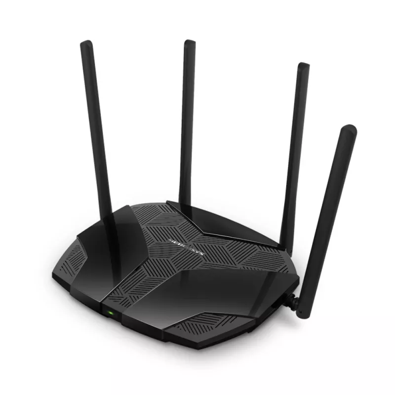 MERCUSYS MR70X bezvadu maršrutētājs Gigabit Ethernet divjoslu (2,4 GHz / 5 GHz) melns
