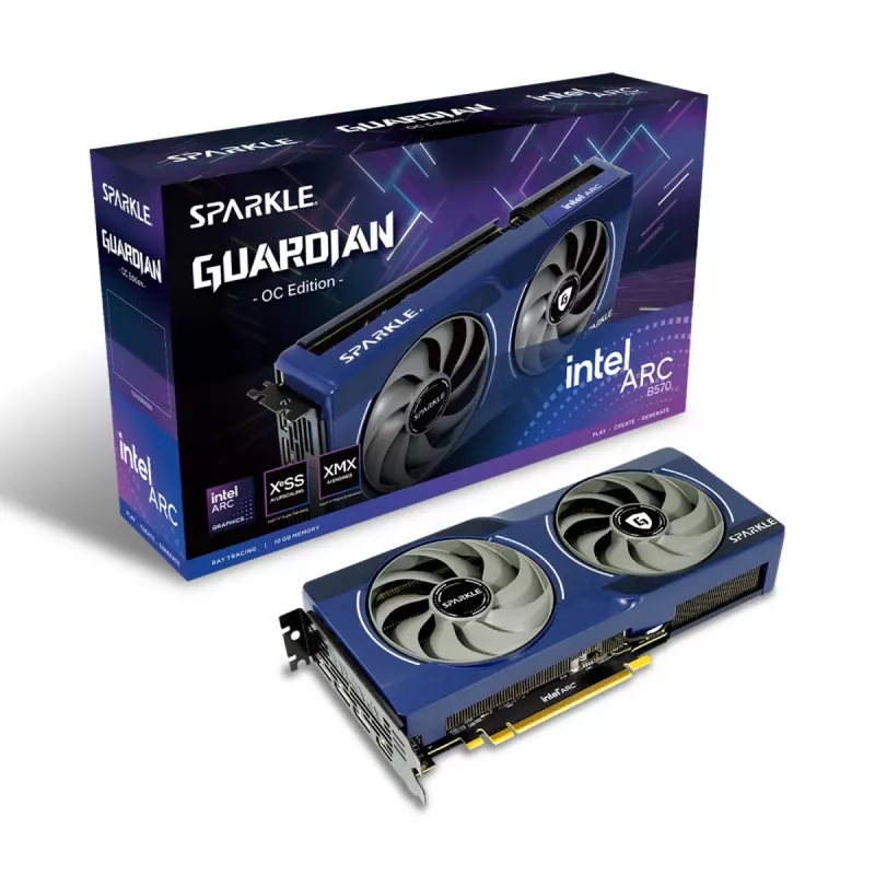 SPARKLE Graphics Card - Arc B570 Guardian Oc - 10GB Gddr6 - Pci-ex