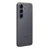 Vāciņš Samsung Galaxy S25 mākslīgās ādas maciņš melns