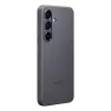 Vāciņš Samsung Galaxy S25 mākslīgās ādas maciņš melns