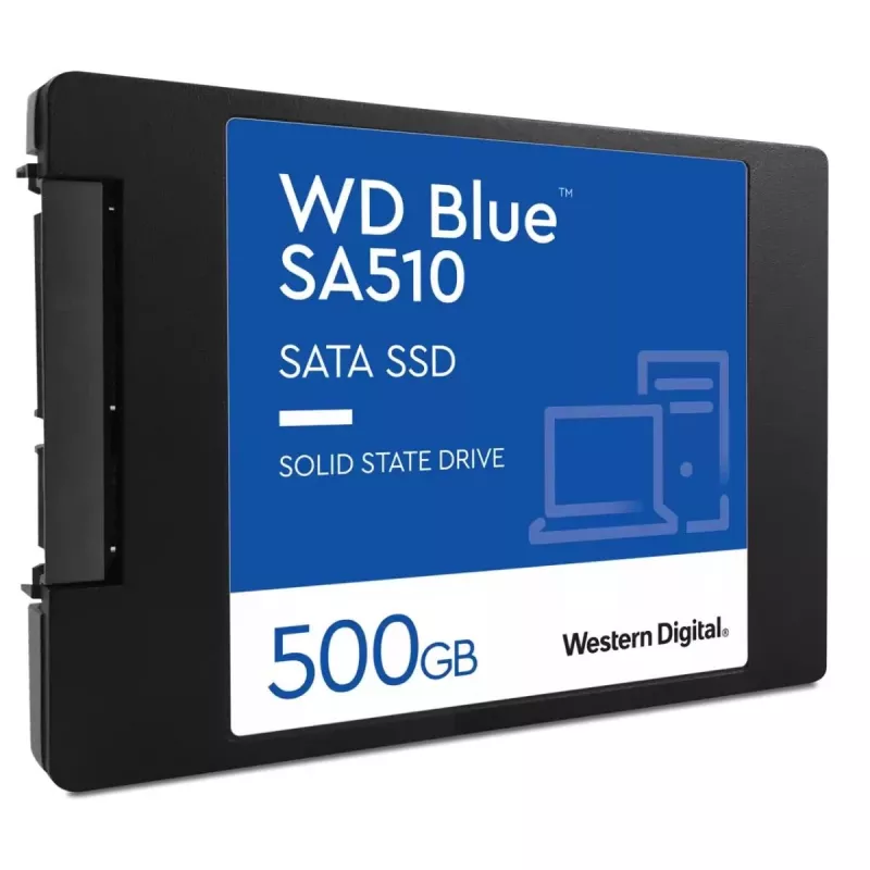 WESTERN DIGITAL SSD - WD Zils SA510 - 500GB - SATA 6Gb/s - 2.5in - 7mm ar korpusu