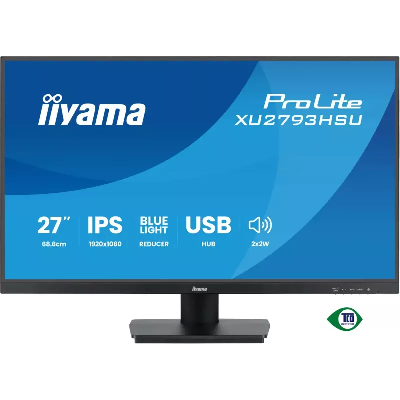 iiyama ProLite XU2793HSU-B7 datora monitors 68,6 cm (27 colli) 1920 x 1080 pikseļi Full HD LED Melns