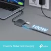 USB Type-C centrmezgls TP-Link UH3020C — 3 porti (HDMI, USB-A, USB-C), 5 Gbit/s, HDMI 4K@60Hz, PD līdz 100W, alumīnijs, 0,18 m kabelis