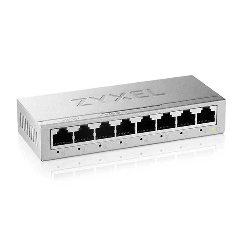 Zyxel GS-108BV5-EU0101F tīkla slēdzis nevadāms L2 Gigabit Ethernet (10/100/1000)