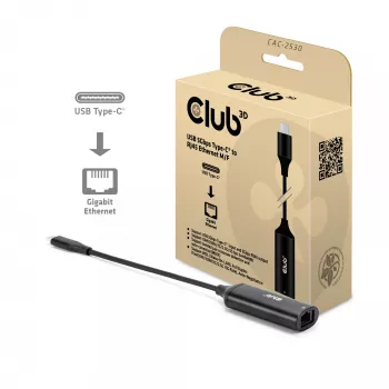 Club 3D CAC-2530 USB-C uz RJ45 Ethernet adapteris