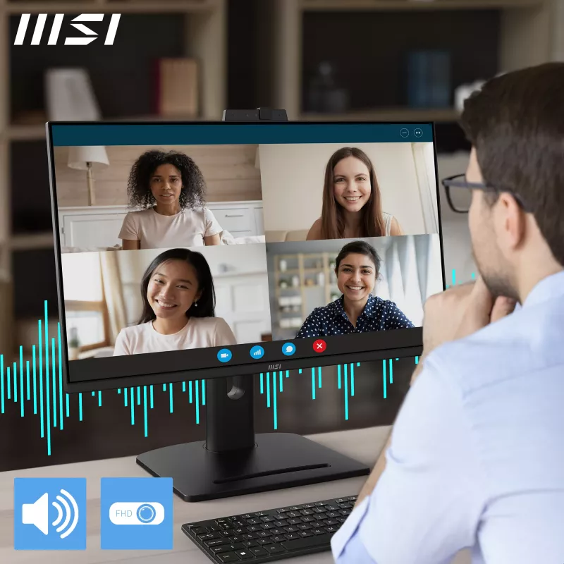 Monitors MSI Pro MP275QPDG 27 collu IPS LCD QHD 2560x1440