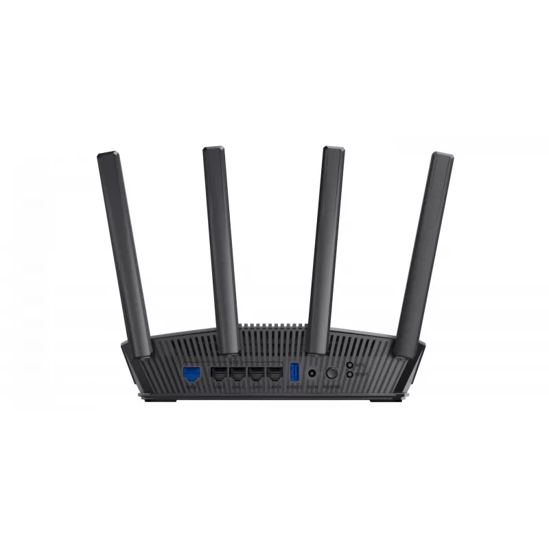 ASUS RT-BE82U BE6500 bezvadu maršrutētājs 2.5 Gigabit Ethernet divjoslu (2.4 GHz / 5 GHz) Melns