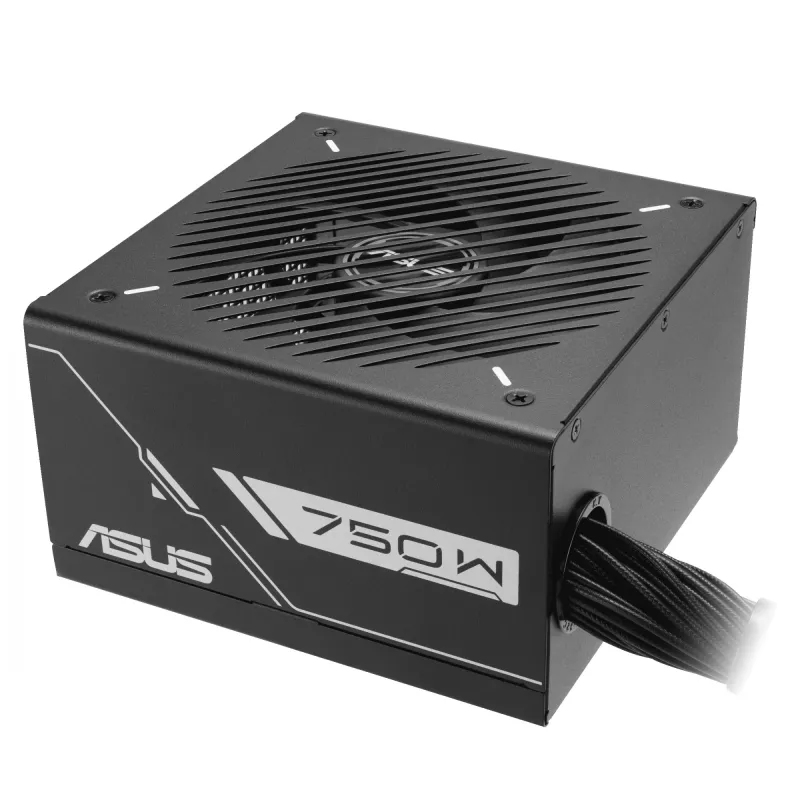 ATX barošanas bloks ASUS Prime‑750B‑Melns 750 W, 80 PLUS Bronze, 135 mm ventilators, 20+4 pin, 3× PCIe 8-pin, nemodulārs