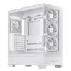 PC korpuss ASUS A31 Plus TG ARGB WHITE Midi Tower — ATX, rūdīts stikls, ARGB, 3x120mm + 1x120mm ventilatori, 38 cm GPU, 165 mm CPU dzesētājs