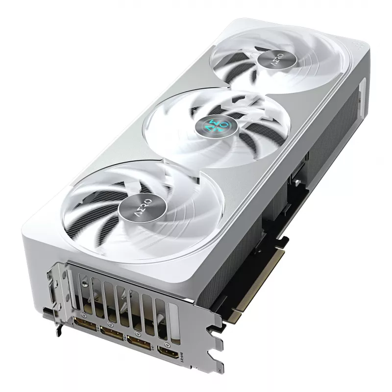 Grafikas karte GIGABYTE GeForce RTX 5070 Ti 16GB GDDR7, PCIe 5.0, 8960 CUDA, 30000 MHz, 256-bit, WINDFORCE 3X, balta