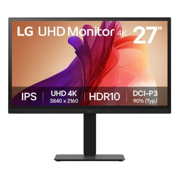 LG 27BA45U-B datora monitors 68,6 cm (27 colli) 3840 x 2160 pikseļi 4K Ultra HD Melns