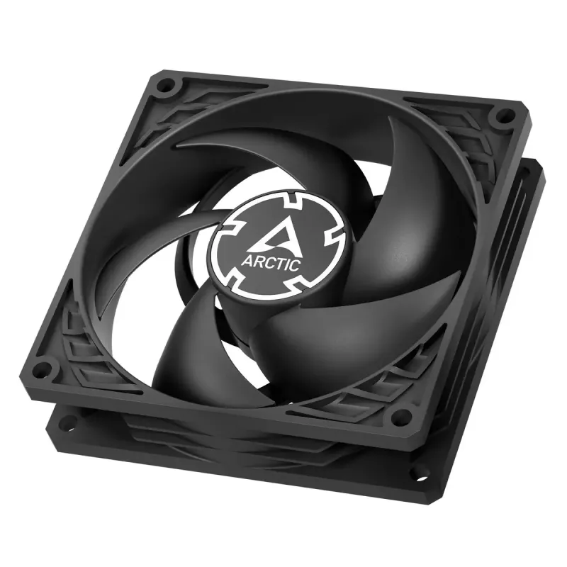 ARCTIC P9 PWM PST CO (Melns) - 92 mm PWM ventilators ar kabeļu sadalītāju nepārtrauktai darbībai