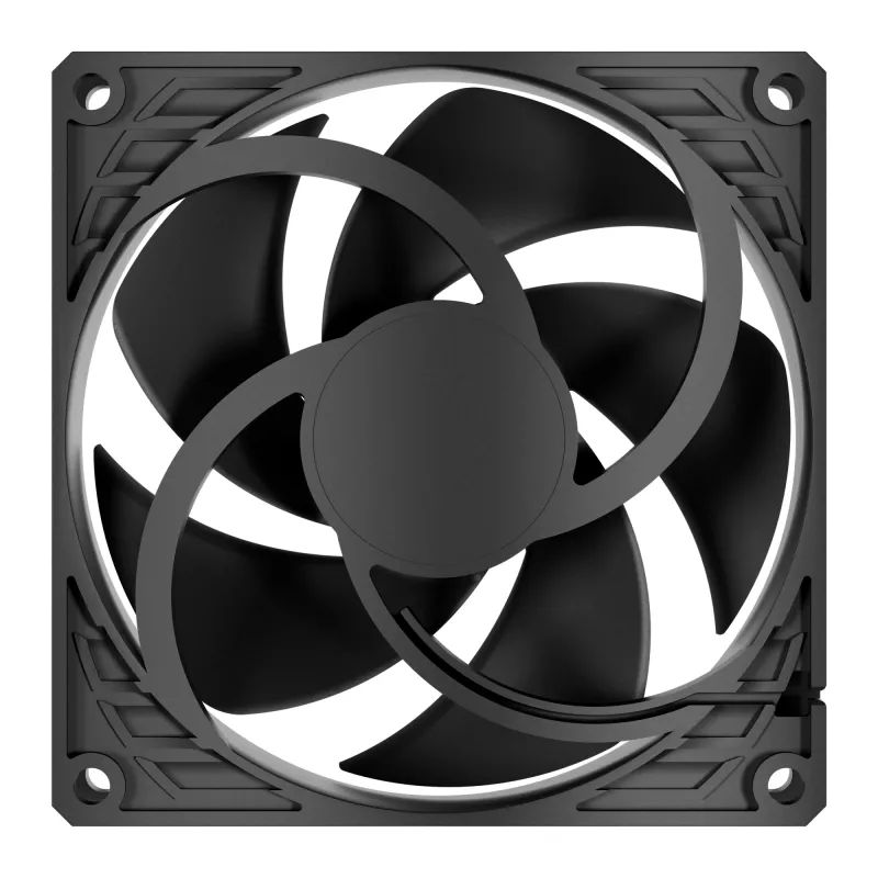 ARCTIC P9 PWM PST (melnā) – 92 mm PWM ventilators ar kabeļa sadalītāju