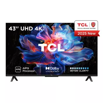Televizors TCL V6C 43 collu 4K Ultra HD DLED, Direct‑LED, Google TV, HDR10+, 3840×2160, 60Hz, 20W