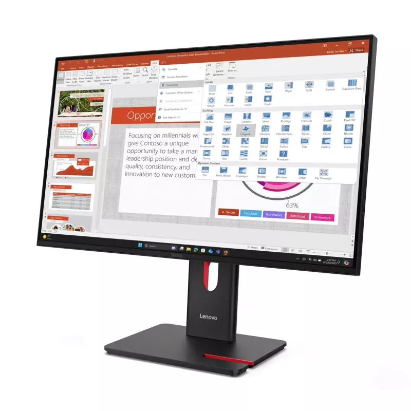 Monitors Lenovo ThinkVision T27-40 27 coll LED Full HD 1920 x 1080