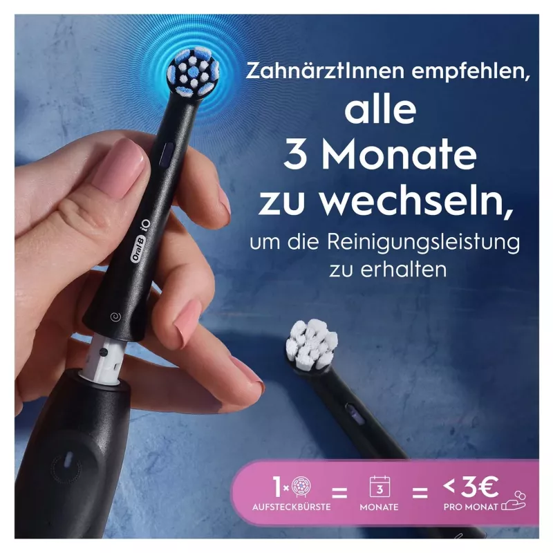 Oral-B 194631 zobu birstes galviņa 4 gab. melna