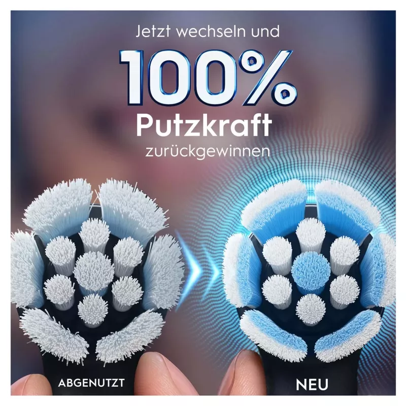 Oral-B 194631 zobu birstes galviņa 4 gab. melna